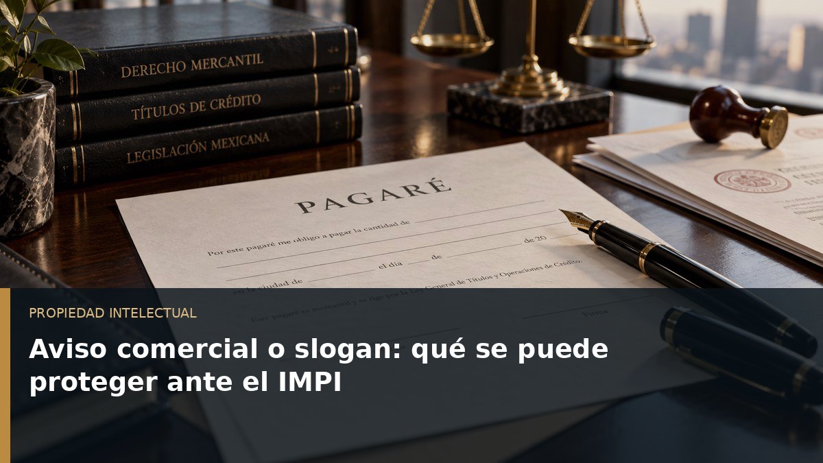 Aviso comercial o slogan: qué se puede proteger ante el IMPI