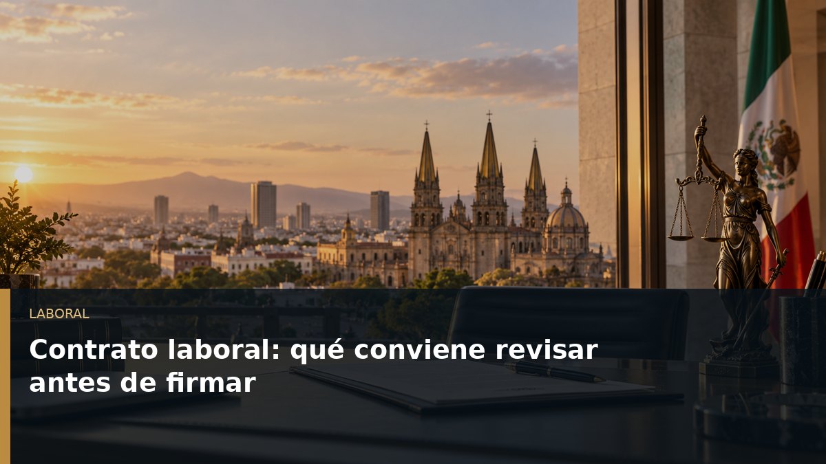 Contrato laboral: qué conviene revisar antes de firmar