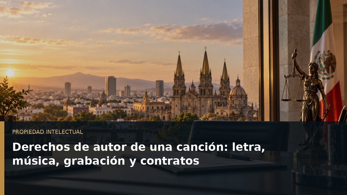 Derechos de autor de una canción: letra, música, grabación y contratos