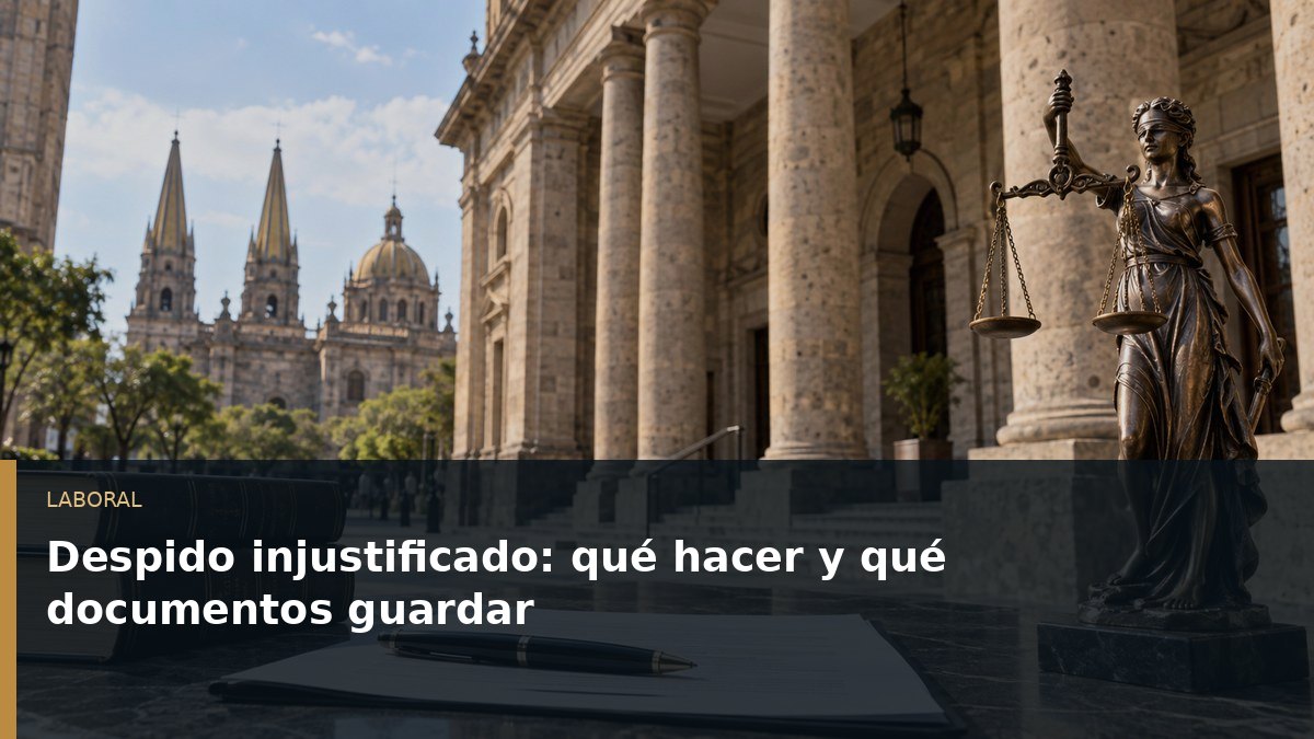 Despido injustificado: qué hacer y qué documentos guardar