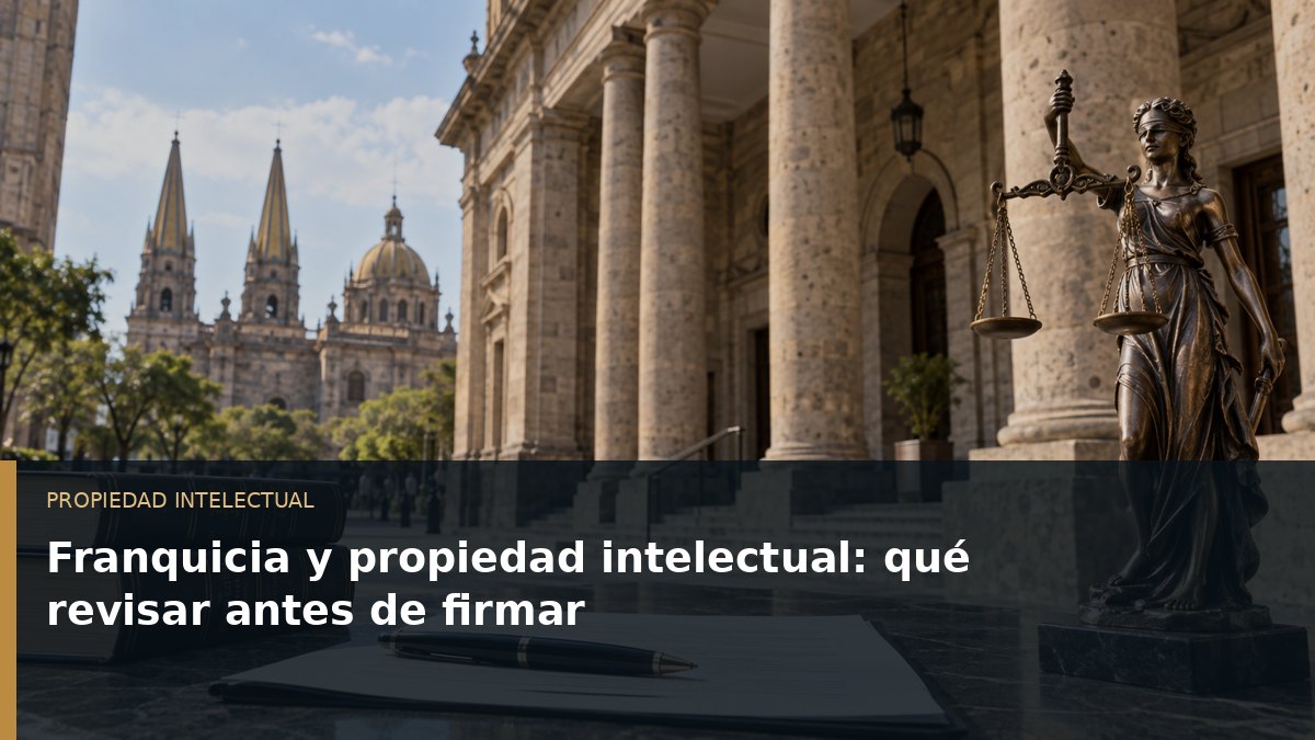 Franquicia y propiedad intelectual: qué revisar antes de firmar