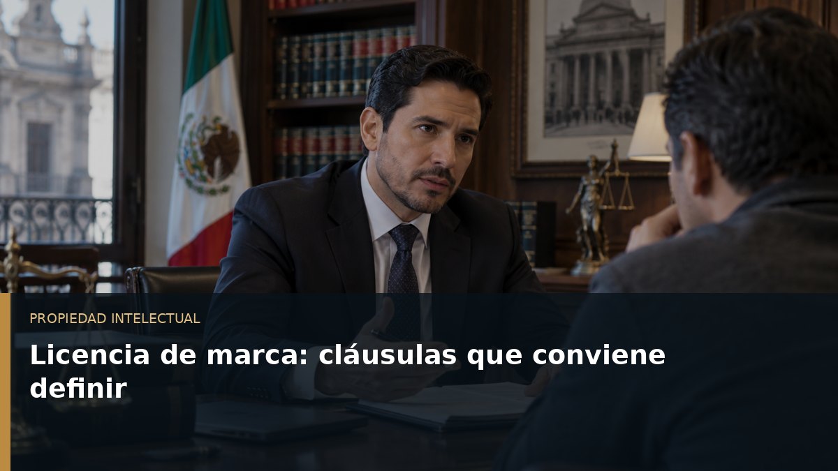 Licencia de marca: cláusulas que conviene definir