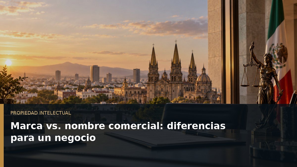 Marca vs. nombre comercial: diferencias para un negocio