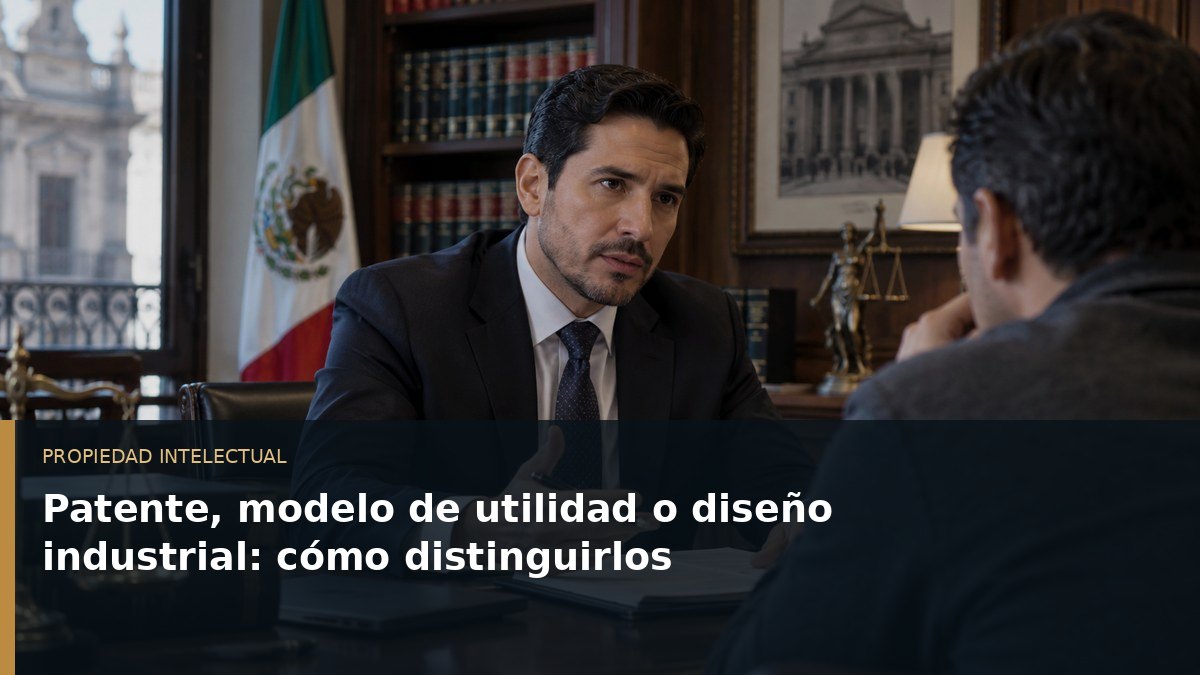 Patente, modelo de utilidad o diseño industrial: cómo distinguirlos
