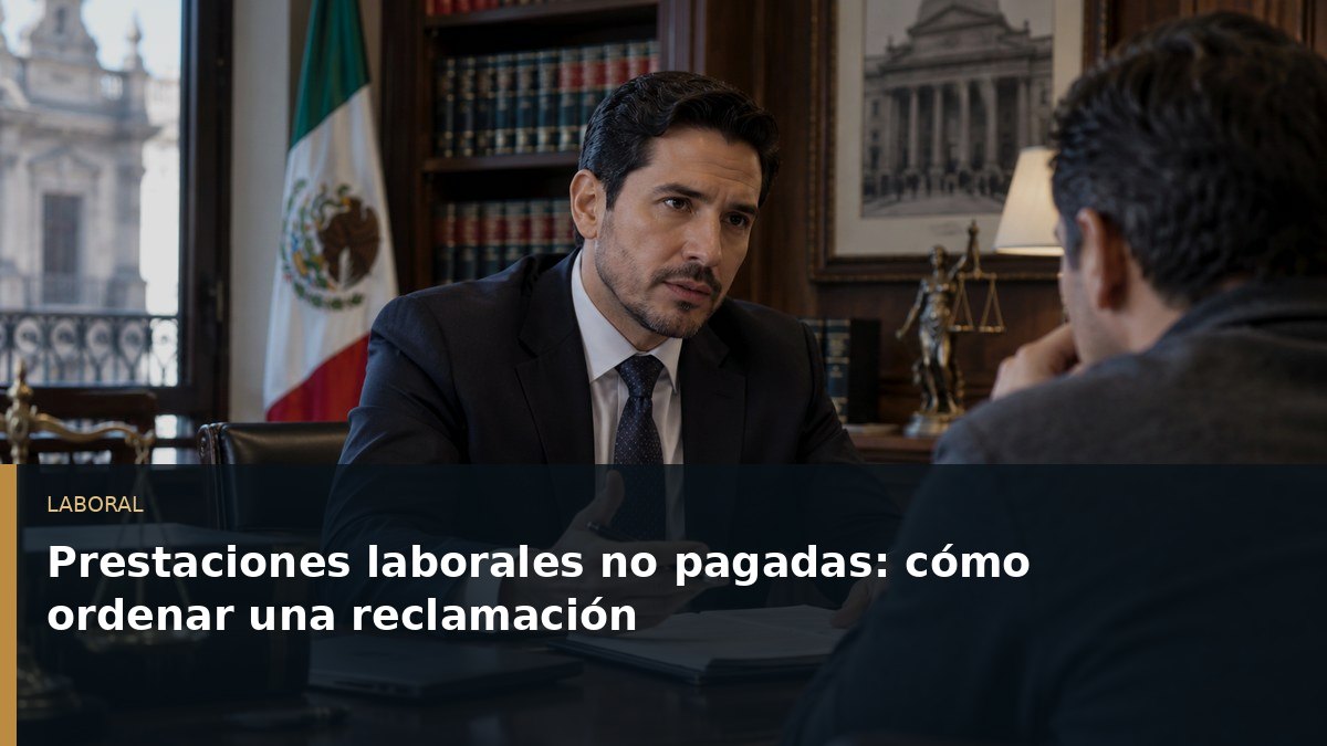Prestaciones laborales no pagadas: cómo ordenar una reclamación