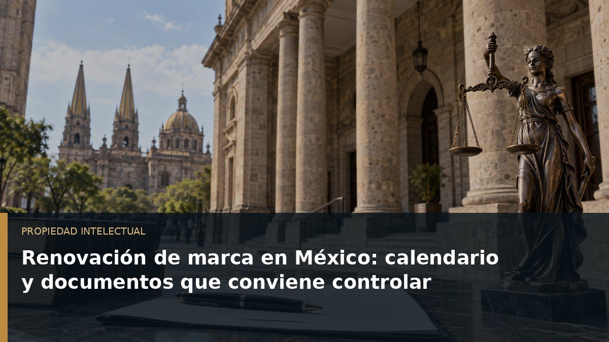 Renovación de marca en México: calendario y documentos que conviene controlar